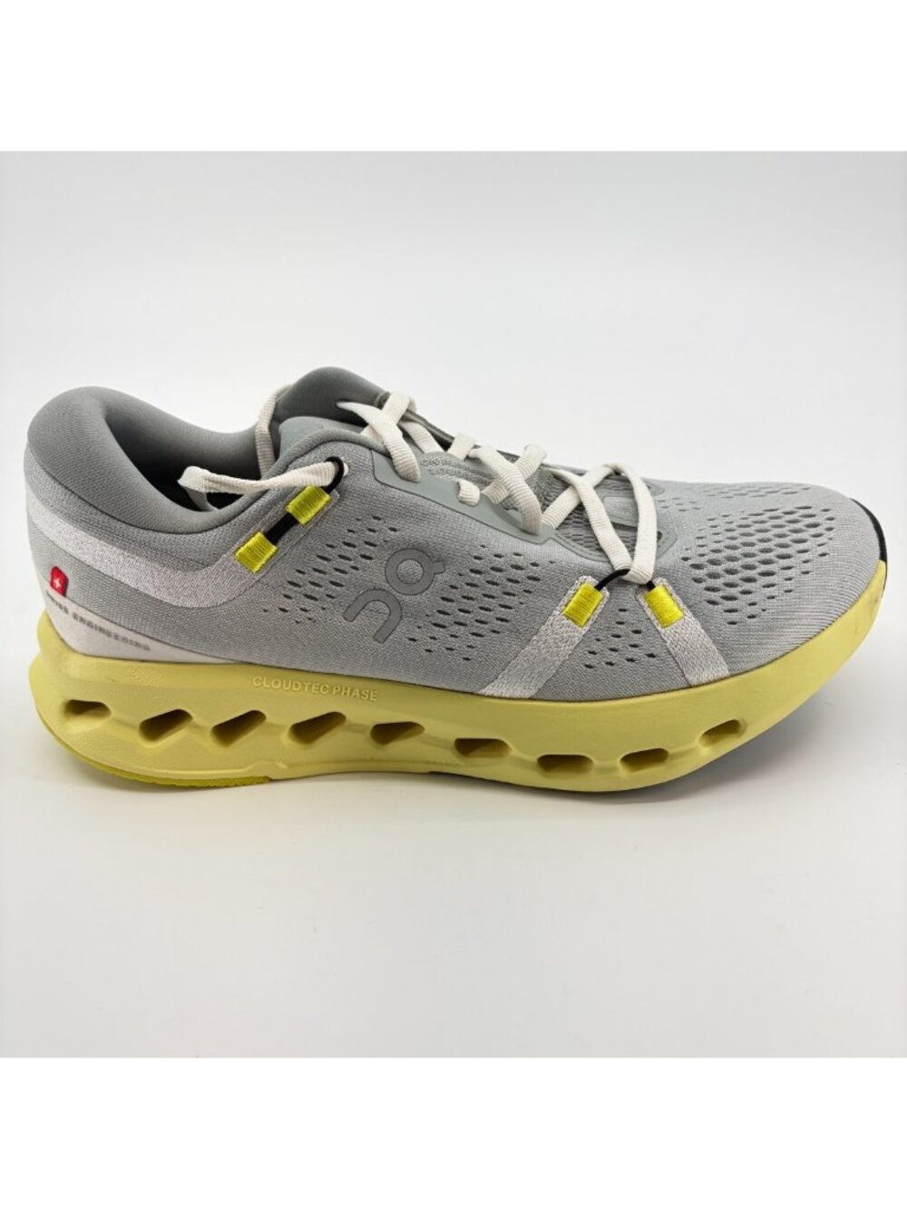 On Cloudsurfer 2 Womens Size 8.5 Gray Yellow Athletic Running Shoes Sneakers